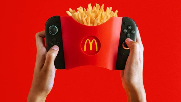Someone Just Made It Way Easier To Eat Fries While Playing Switch 2