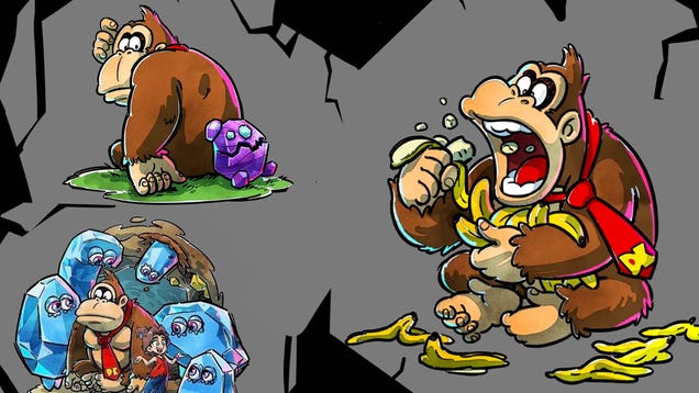 Donkey Kong Bananza’s Loading Screen Artwork Is So Damn Good