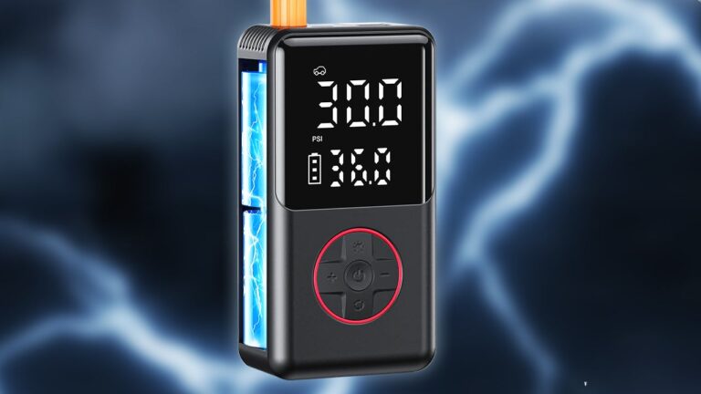 Save 50% Off the Jusuox Cordless Tire Inflator and Air Compressor, Now Just 