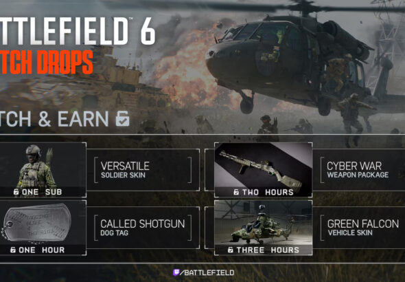 All Battlefield 6 Twitch Drops and how to get them